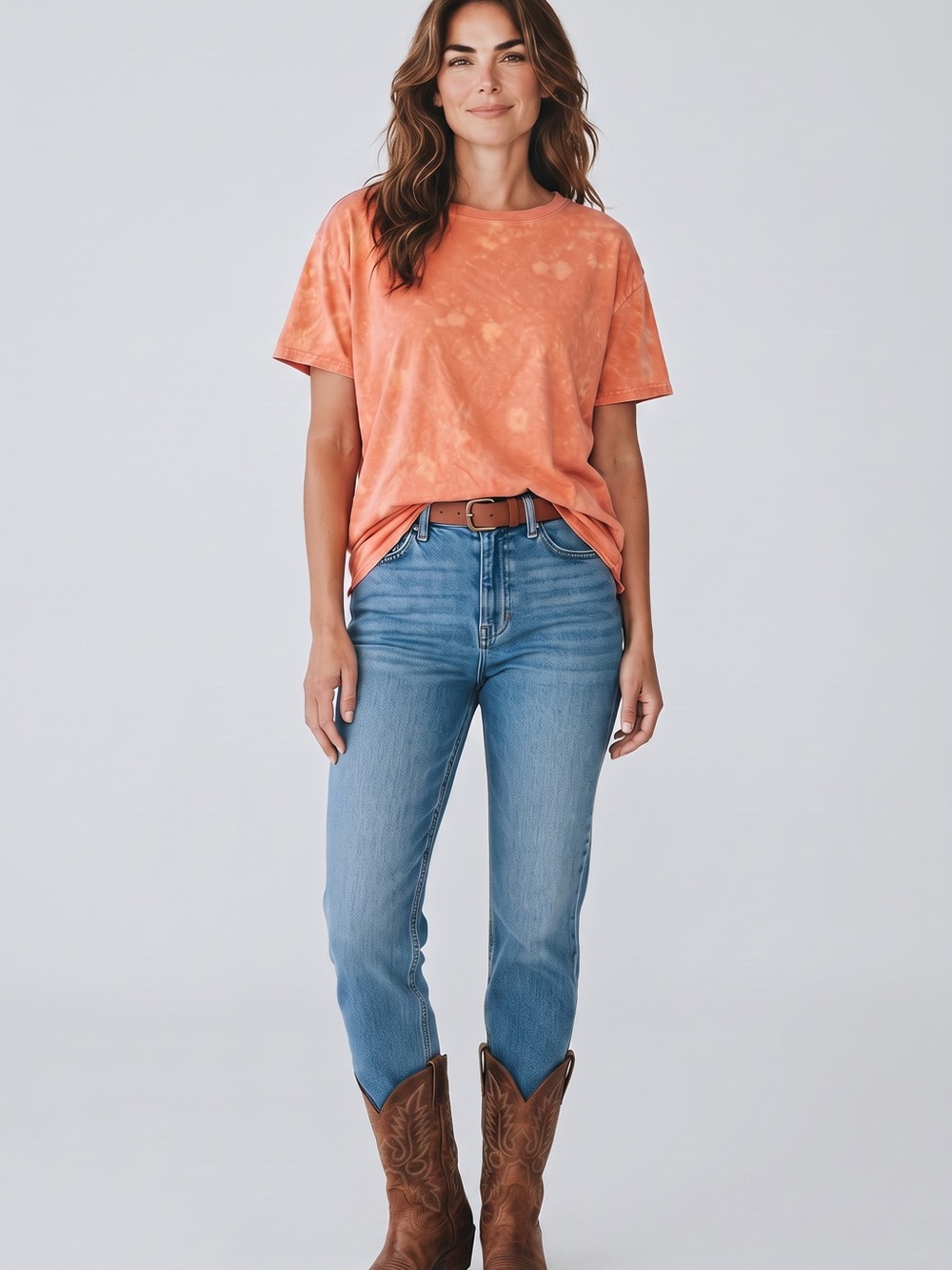 wild fable Orange Tie-Dye Short Sleeve Tee 100% cotton